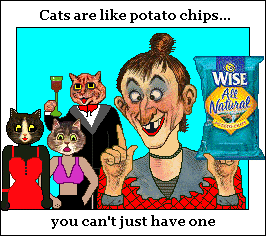 Cats are like potato chips...