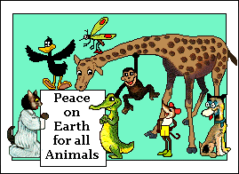 Peace on earth for all animals