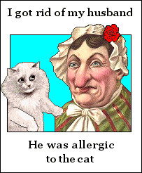 He was allergic