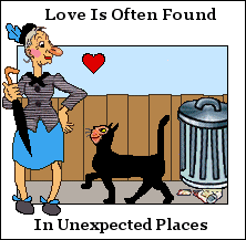 Love is often found in unexpected places
