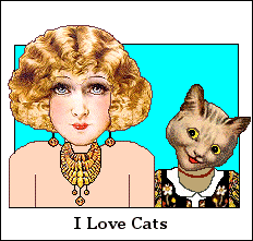 Woman: I love cats