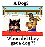 Cat: When did they get a dog?