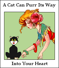 A cat can purr its way into your heart