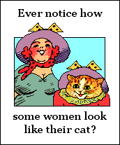 Ever notice how some women look like their cat?