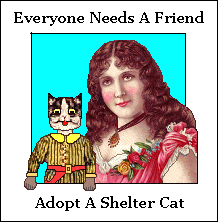 Everyone Needs A Friend. Adopt a shelter cat