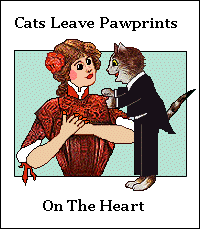 Cats leave pawprints on the heart