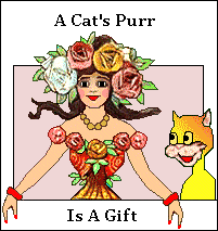 A cat's purr is a gift