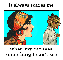 Woman: It scares me when...
