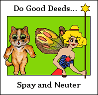 Fairy: Do Good Deeds.Spay/Neuter