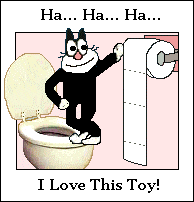 cat unrolls toilet paper