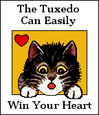 Tuxedo cat Calling Card