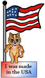 Cat - Patriotic - Made in the USA