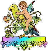 Angel rides Rainbow Bridge bird