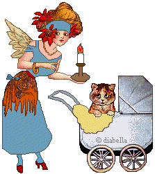 Angel - kitten in carriage