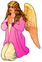 Angel prays