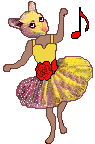 Mouse ballet dancer