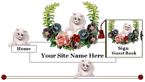 White Persian web set