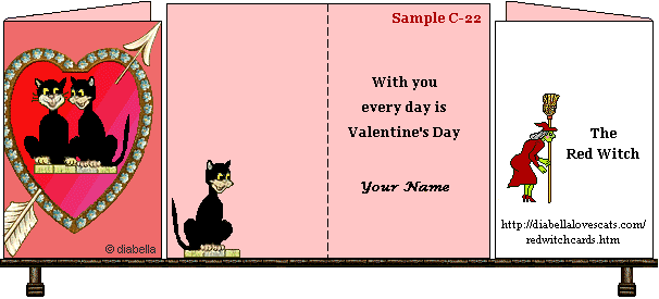 Cat E-card - love