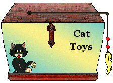 Vintage cat toy chest
