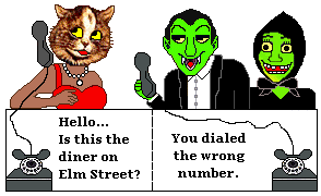 Cat dials wrong number reaches Dracula