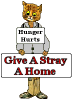 Hunger hurts sign