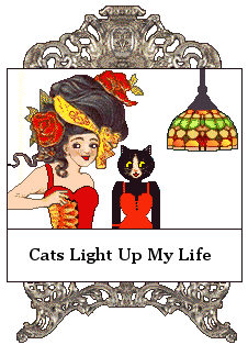 Cat sign: Cats light up my life