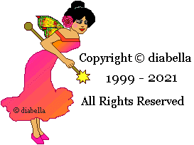 Fairy and copyright notice