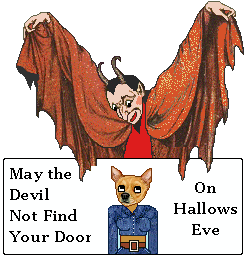 Dog - Devil - Halloween 
