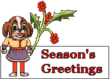 Seasons Greetings from dog