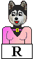 Dog Alphabet: R