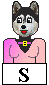 Dog Alphabet: S
