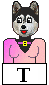 Dog Alphabet: T