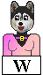 Dog Alphabet: W