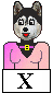 Dog Alphabet: X