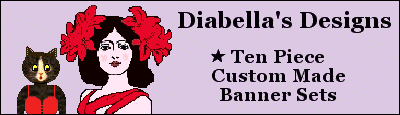 Banner-Diabella's Designs Custom Web Site Banner Sets