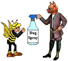 Dog - bug spray - bee