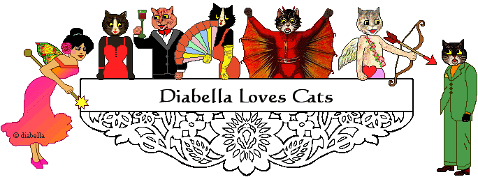 Diabella Loves Cats banner