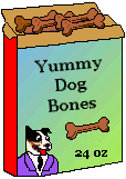 Box of dog bones