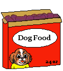 box of dog food