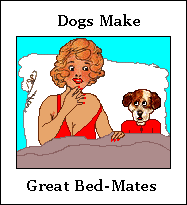 Dogs make great bed-mates