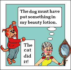 Dog put something in my beauty lotion