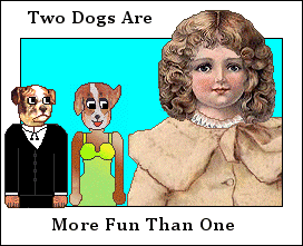 Two dogs are more fun than one