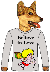 dog models tee-shirt