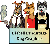 Diabella's Vintage Dog Graphics link banner