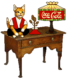 Cat - Coca Cola lamp
