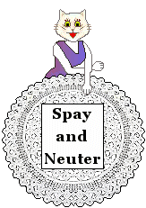 Cat Sign: Spay Neuter