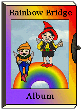Fairies fly on Rainbow Bridge album.