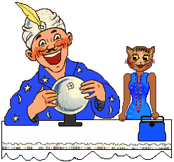 Cat and fortune teller