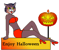 Cat-Pumpkin-Happy Halloween
