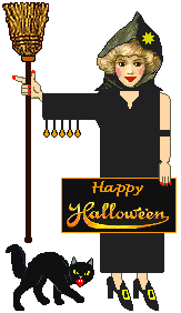 Beautiful witch: Happy Halloween